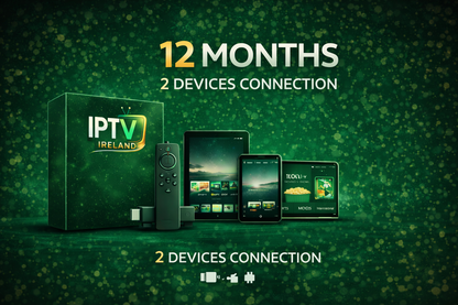 IPTV Ireland 12-Month Subscription – 2 Devices