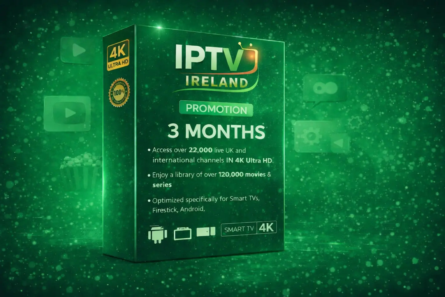 IPTV Ireland 3-Month Subscription – Flexible Streaming Plan